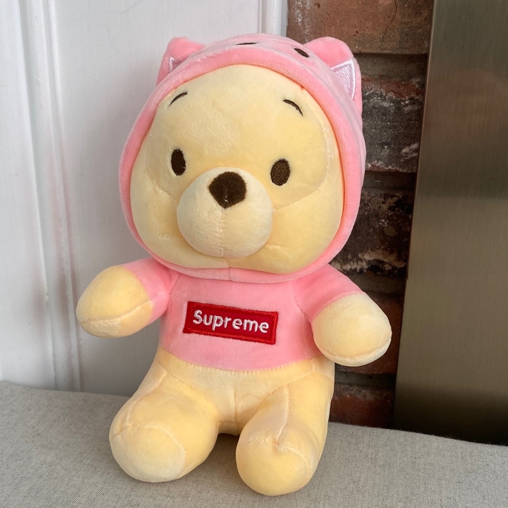 10" Winnie the Pooh Supreme Hoodie Style Plush Yellow Bear Lissidoll